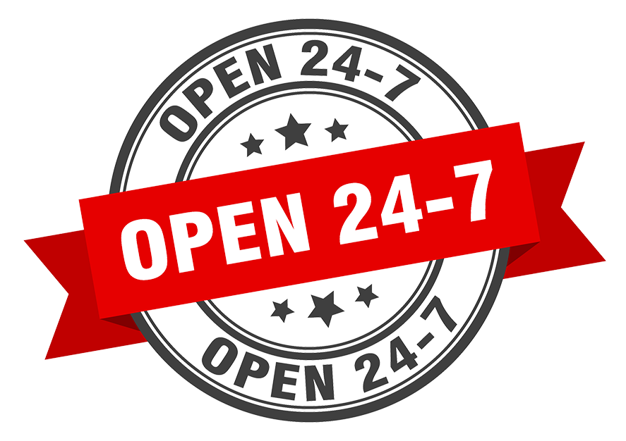 open 24-7